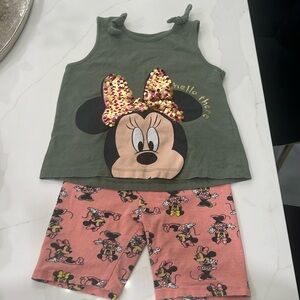 Girls Minnie Mouse set